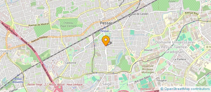 localisation de l'entreprise SCI PAY PHIL  PESSAC