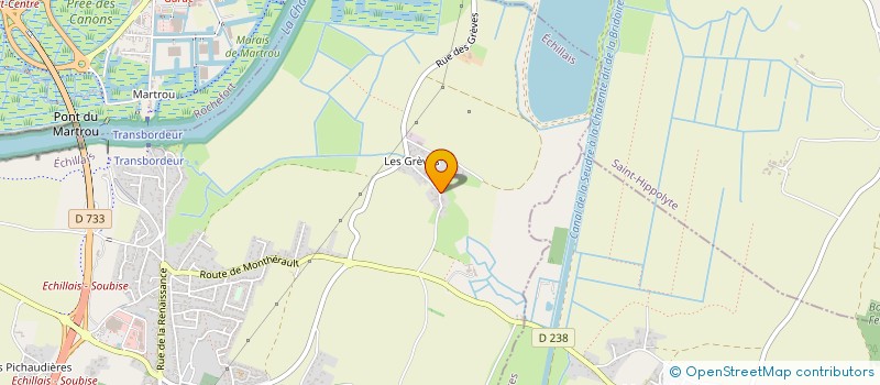 localisation de l'entreprise SCI PAYA  ECHILLAIS