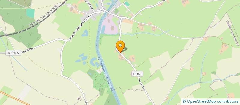 localisation de l'entreprise SCI PAYELLE  ORS