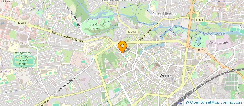 localisation de l'entreprise SCI PAYEN à ARRAS