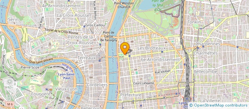 localisation de l'entreprise SCI PAYEN-FONTANYELLES  LYON