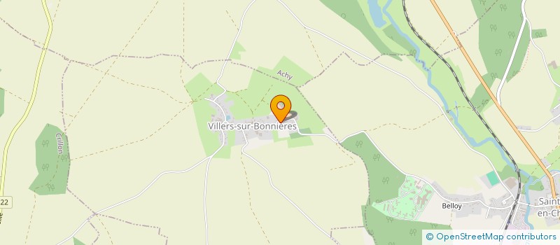 localisation de l'entreprise SCI PAYEN-SARING  VILLERS-SUR-BONNIERES