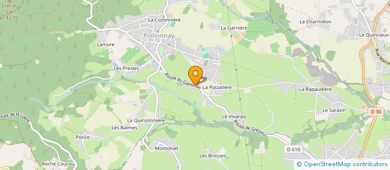 localisation de l'entreprise SCI PAYERNE  POLLIONNAY