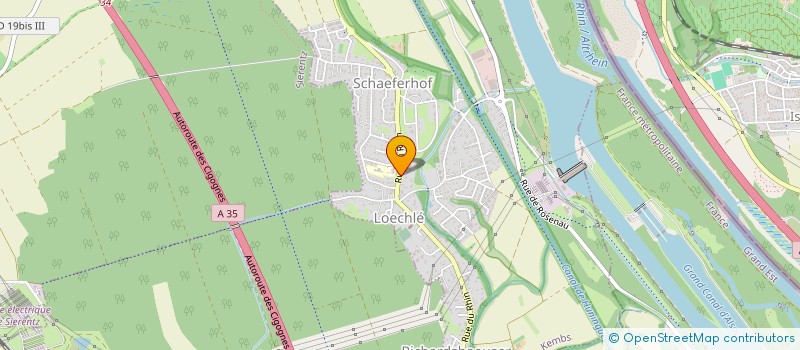 localisation de l'entreprise SCI PAYETTE  KEMBS