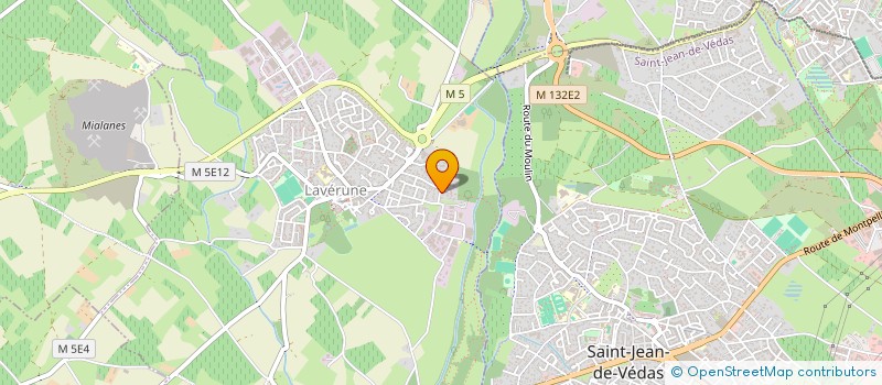 localisation de l'entreprise SCI PAYO  LAVERUNE