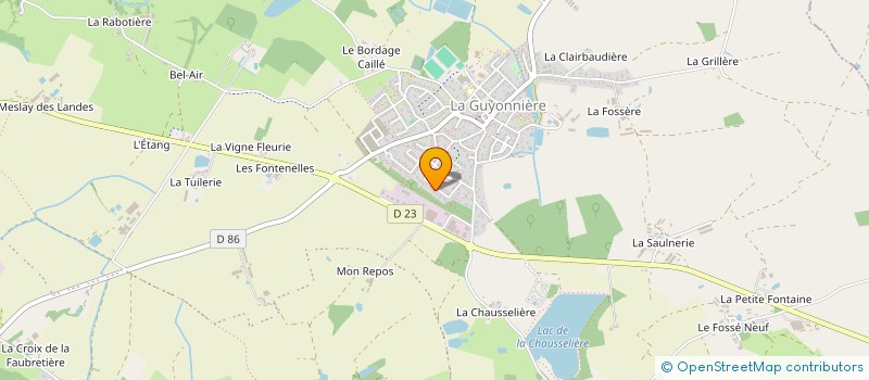 localisation de l'entreprise SCI PAYRAUDEAU à MONTAIGU-VENDEE