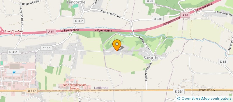 localisation de l'entreprise SCI PAYREAU  SAVARTHES