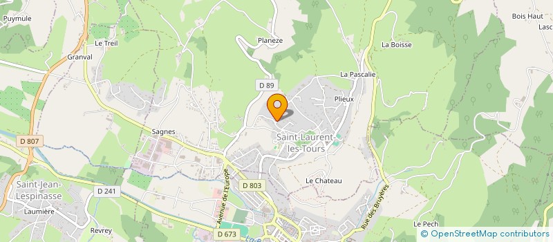 localisation de l'entreprise SCI PAYROT  SAINT-LAURENT-LES-TOURS