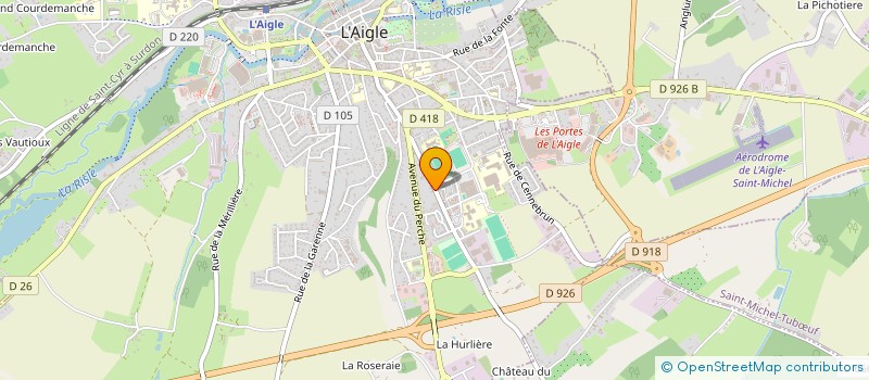 localisation de l'entreprise SCI PAYS D'OUCHE à L'AIGLE