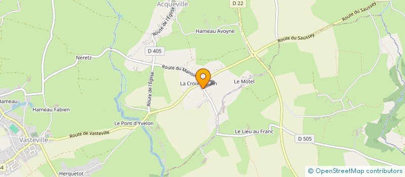 localisation de l'entreprise SCI PAYS DU COTENTIN  LA HAGUE