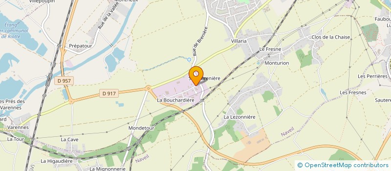 localisation de l'entreprise SCI PAYSAGE 41  NAVEIL