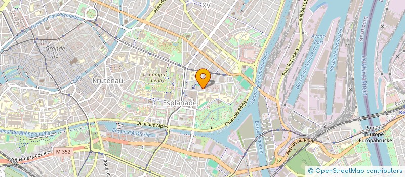 localisation de l'entreprise SCI PAZ IMMO  STRASBOURG