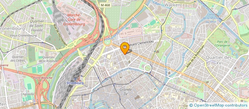 localisation de l'entreprise SCI PAZOT  STRASBOURG