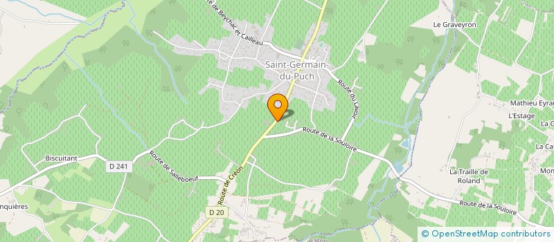 localisation de l'entreprise SCI PAZZINI RENAUD  SAINT-GERMAIN-DU-PUCH