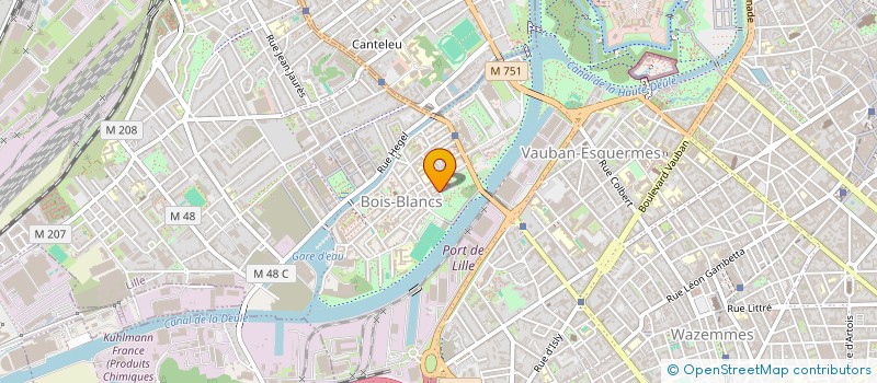 localisation de l'entreprise SCI PB 2 à LILLE