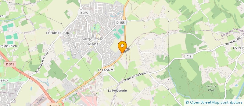 localisation de l'entreprise SCI PB  SARGE-LES-LE-MANS