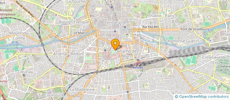 localisation de l'entreprise SCI PB  RENNES
