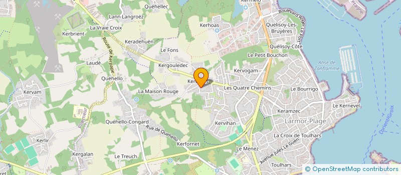 localisation de l'entreprise SCI PB ASSURANCES  LARMOR-PLAGE