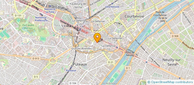 localisation de l'entreprise SCI PB CENT TREIZE ET CENT QUATORZE  PUTEAUX