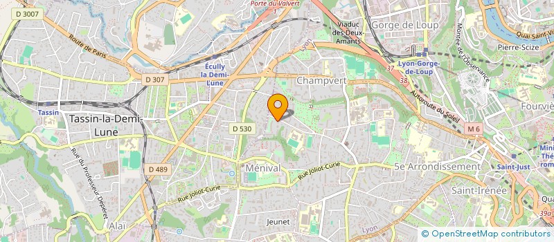 localisation de l'entreprise SCI PB HOM  LYON