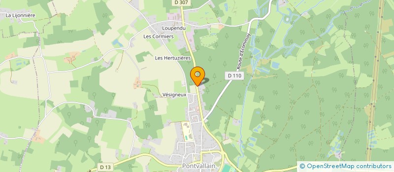 localisation de l'entreprise SCI PB IMMOBILIER  PONTVALLAIN