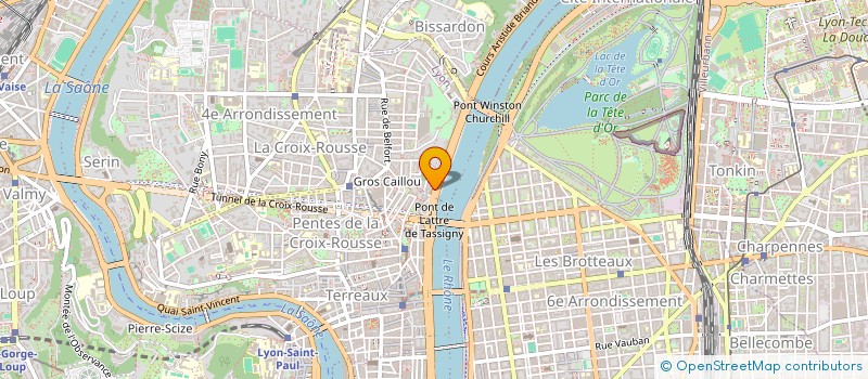 localisation de l'entreprise SCI PB22LTT  LYON