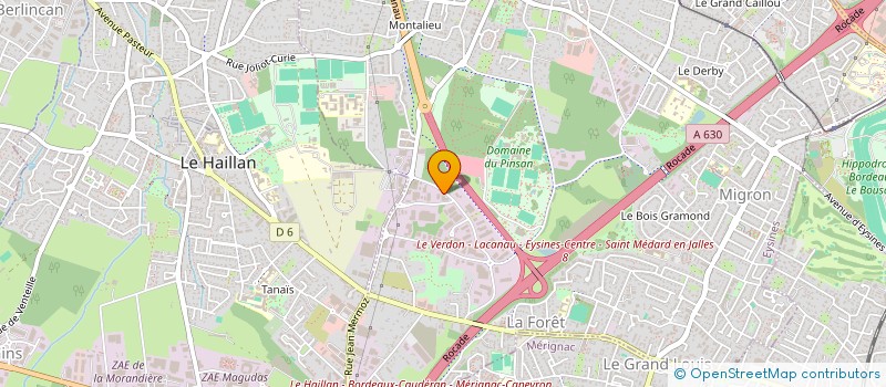 localisation de l'entreprise SCI PBA  EYSINES