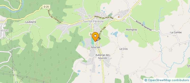 localisation de l'entreprise SCI PBAS  SAINTE-FEREOLE