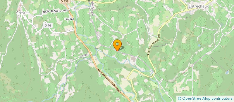 localisation de l'entreprise SCI PBC  ENTRECHAUX