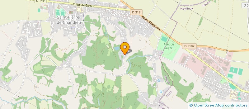 localisation de l'entreprise SCI PBC  SAINT-PIERRE-DE-CHANDIEU