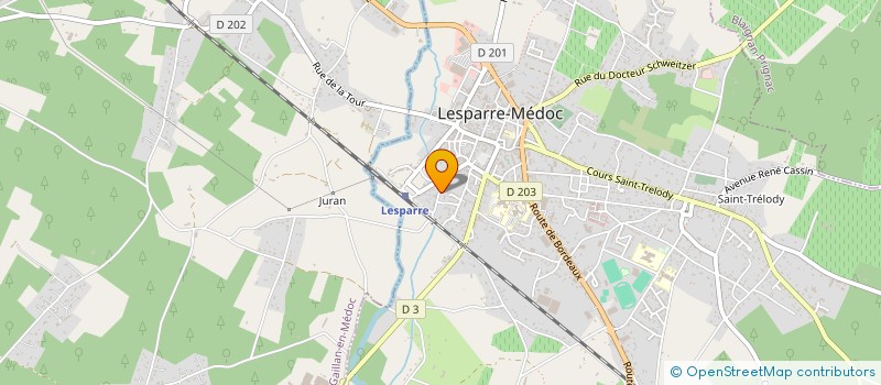 localisation de l'entreprise SCI PBCA HIER & DEMAIN  LESPARRE-MEDOC