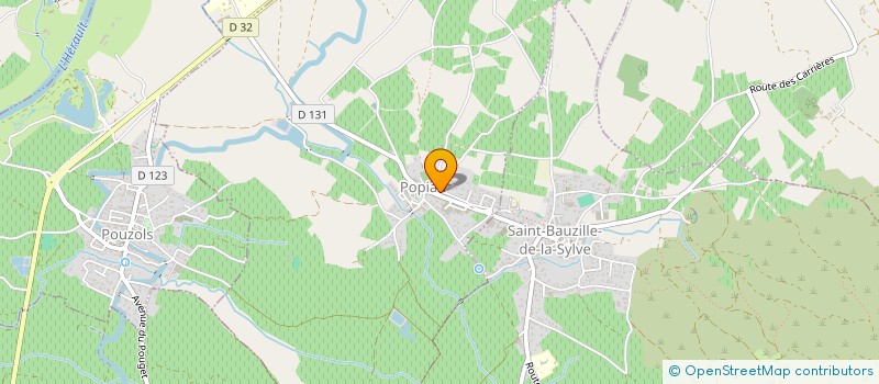 localisation de l'entreprise SCI PBCS  POPIAN