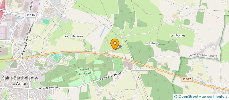 localisation de l'entreprise SCI PBD  SAINT-BARTHELEMY-D ANJOU