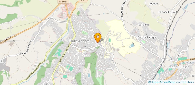 localisation de l'entreprise SCI PBG 47 à FOULAYRONNES
