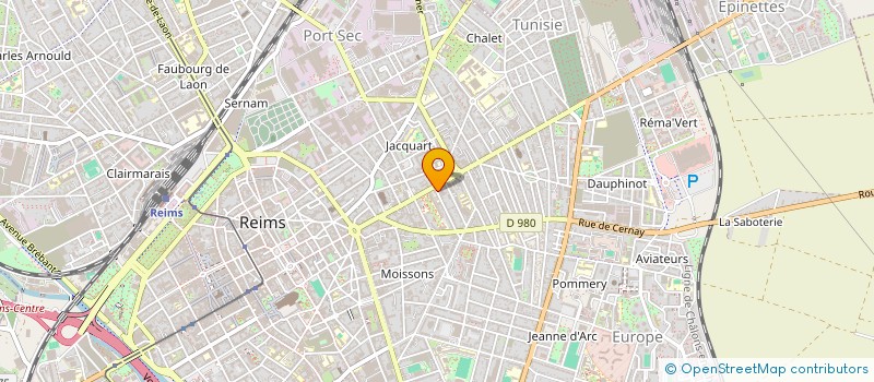 localisation de l'entreprise SCI PBG  REIMS