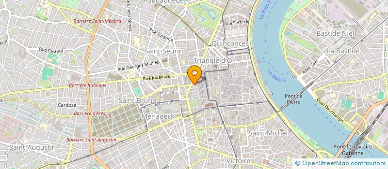 localisation de l'entreprise SCI PBG & CO  BORDEAUX