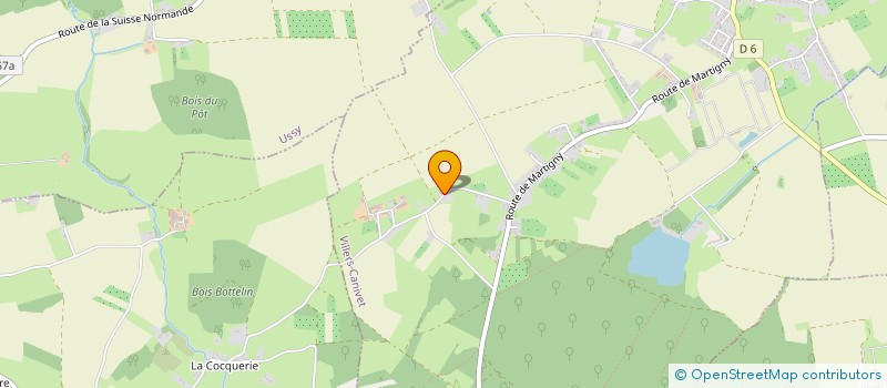 localisation de l'entreprise SCI PBGM  VILLERS-CANIVET