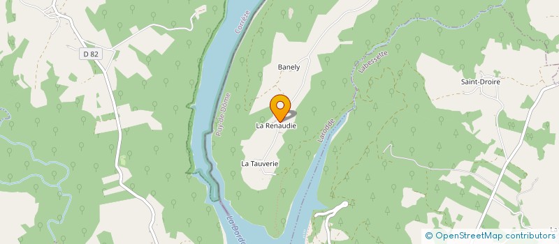 localisation de l'entreprise SCI PBGM  LARODDE