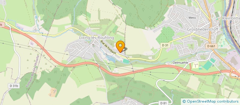 localisation de l'entreprise SCI PBHL  LIXING-LES-ROUHLING