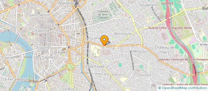 localisation de l'entreprise SCI PBI  TOULOUSE