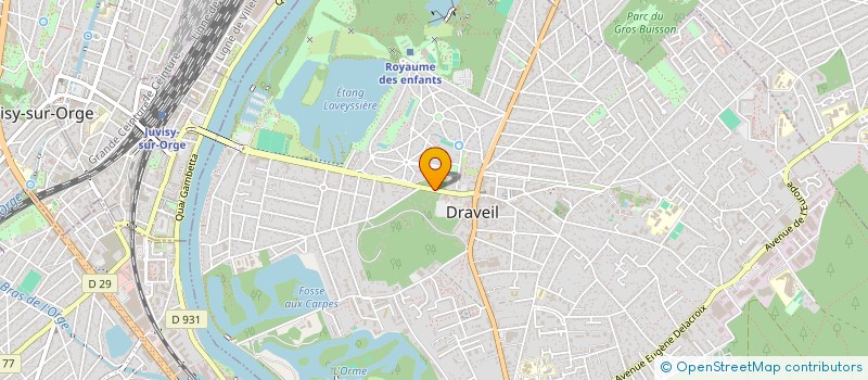 localisation de l'entreprise SCI PBK IMMOBILIER à DRAVEIL