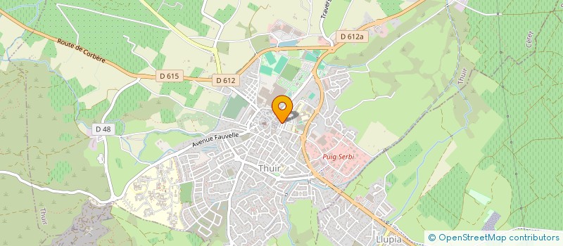 localisation de l'entreprise SCI PBLA  THUIR