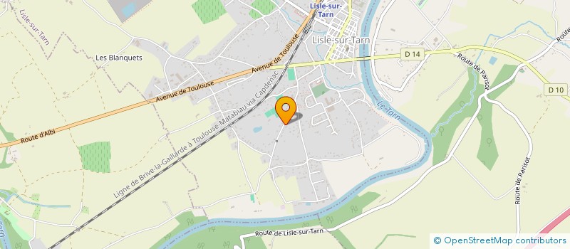 localisation de l'entreprise SCI PBLT à LISLE-SUR-TARN