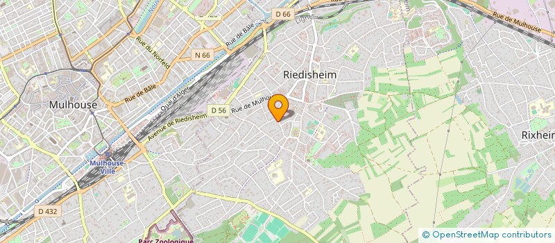 localisation de l'entreprise SCI PBM  RIEDISHEIM