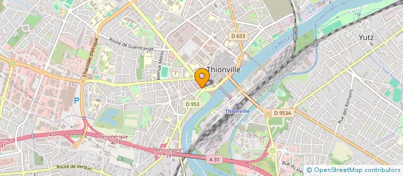 localisation de l'entreprise SCI PBM à THIONVILLE