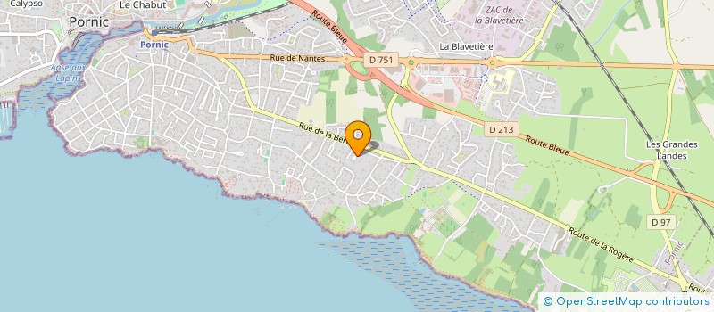 localisation de l'entreprise SCI PBMC  PORNIC