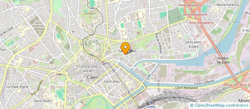 localisation de l'entreprise SCI PBOX  CAEN