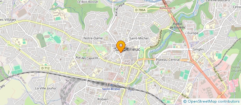 localisation de l'entreprise SCI PBR à SAINT-BRIEUC