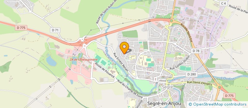 localisation de l'entreprise SCI PBS  CHAZE-SUR-ARGOS