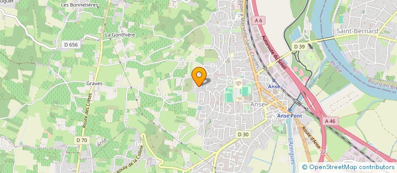 localisation de l'entreprise SCI PBVS  ARNAS